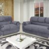 Conjunto de sofá 2 x 3 lugares REF 7025 - Cinza