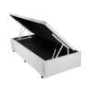Base Box Baú Classic solteiro – Branco Corino