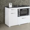 Balcão Violeta para cooktop 4 bocas - Branco