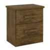 Mesa de cabeceira New Athos 2 gavetas – Ipê