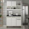 Armário Kit de Cozinha Ametista 5 portas – Branco