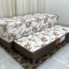 Cama box Gardênia Molas Bonnel Solteiro com Auxiliar – 88x188x48