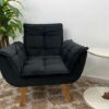 Poltrona Opala – Preto Veludão