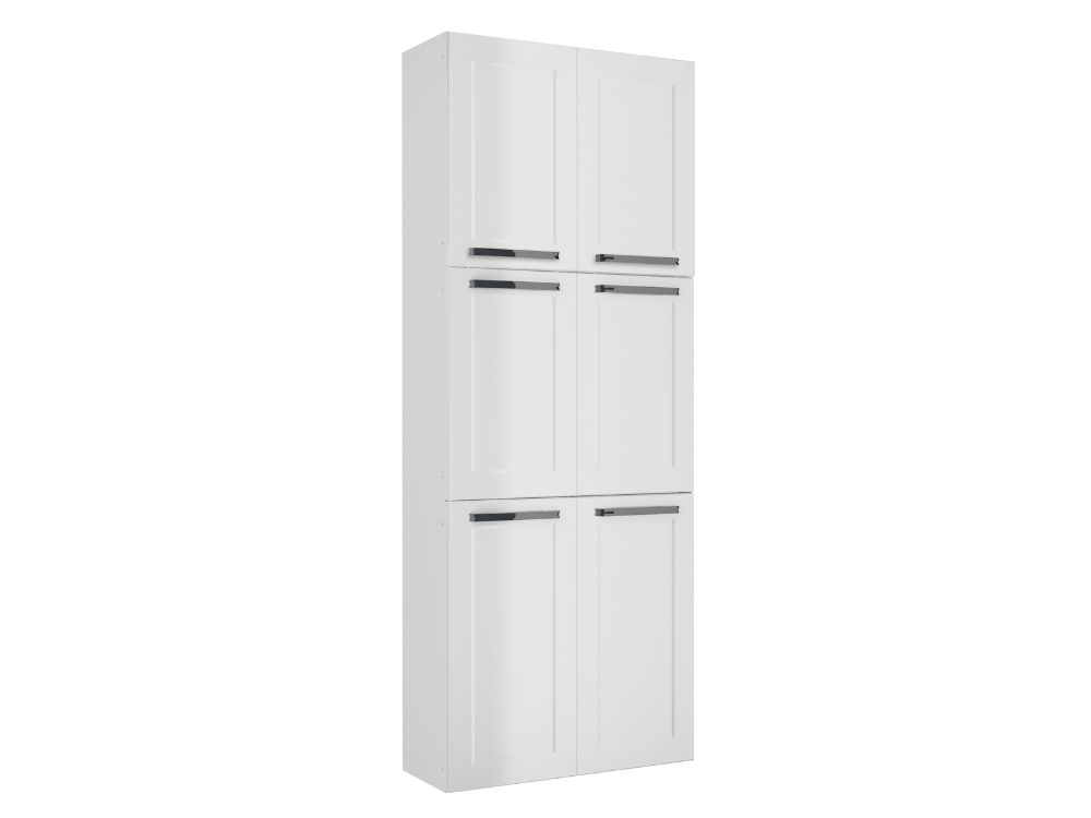 Paneleiro Torre Quente Florença Aço - Branco