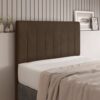 Cabeceira Itália Casal - Marrom Veludo