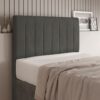 Cabeceira Itália Queen - Cinza Veludo