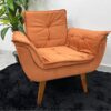 Poltrona Opala – Terracota Veludão