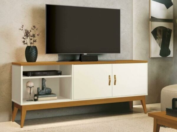 Rack Star 60″ – Off white/Cedro