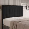 Cabeceira Itália Casal - Preto Veludo