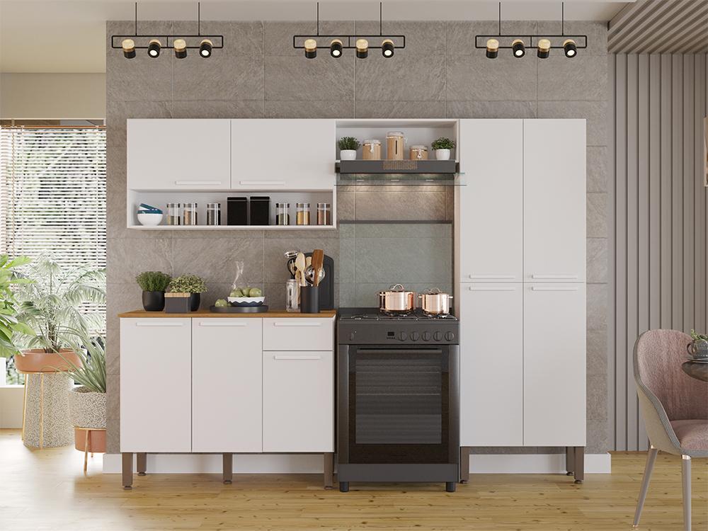 Cozinha Completa Madri 4 peças – Branco - Imagem 2