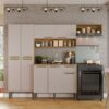 Cozinha Completa Madri 4 peças – Cinamomo/Off White