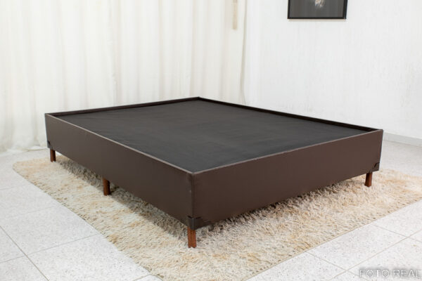 Base Box Casal Zeus 138x188x38 Korino Café SE