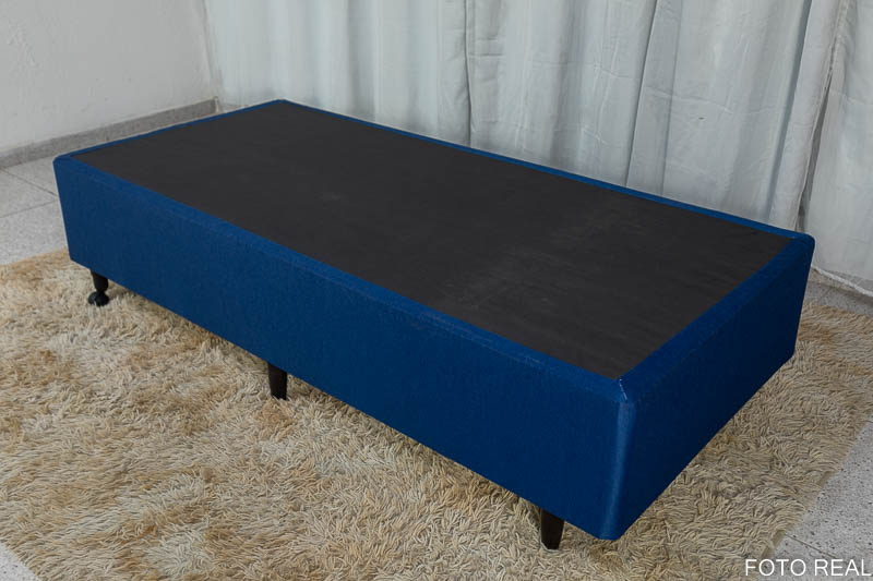 Box Solteiro 88x188x42 Azul Anjos