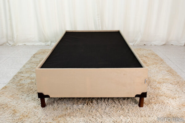 Alternative view of Base Box Solteiro Zeus 88x188x38 Sued Capuccino SE