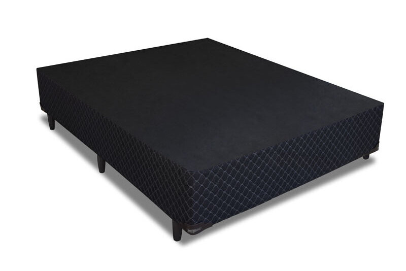 Box Casal Veneza 138x188x30 Preto UmaFlex