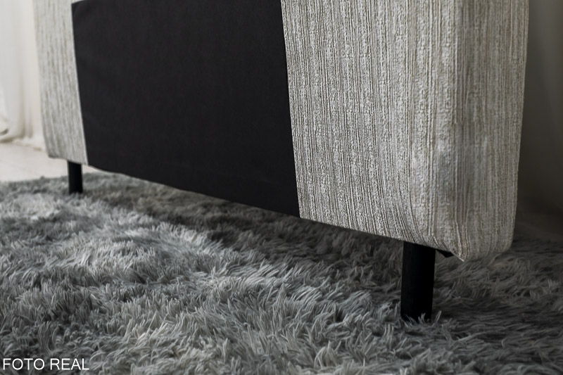 Cabeceira Casal Kyoto Malha Cinza Largura 1.40m - Imagem 4