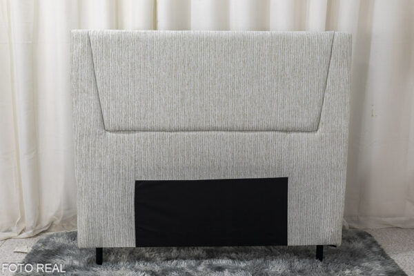 Alternative view of Cabeceira Queen Kyoto Malha Cinza Largura 1.60m