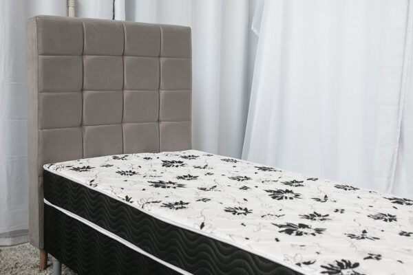 Cabeceira Solteiro Belli Cinza