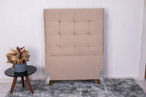 Cabeceira Solteiro Belli Sued Bege