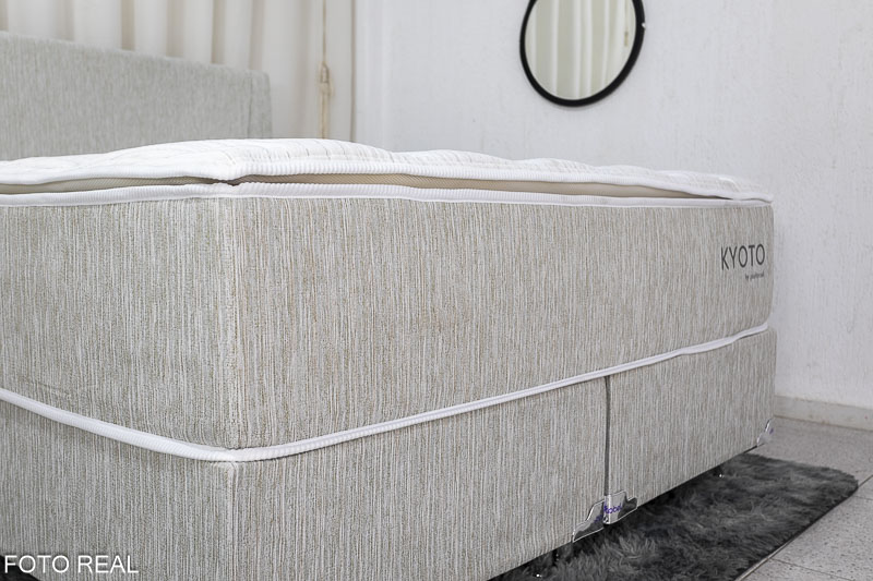 Conjunto Base Box Queen Kyoto + Colchão Queen Kyoto + Cabeceira Kyoto Portobel - Imagem 3