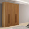Roupeiro Da Vinci Plus 4 Portas 3 Gavetas Cinamomo 100% MDF Larg. 1.85m D Doro