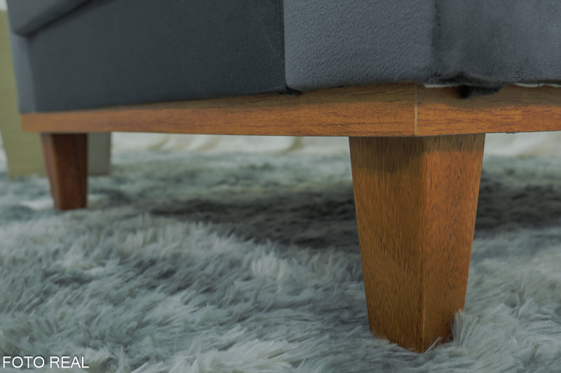 Poltrona Runa Veludo Grafite - Imagem 3