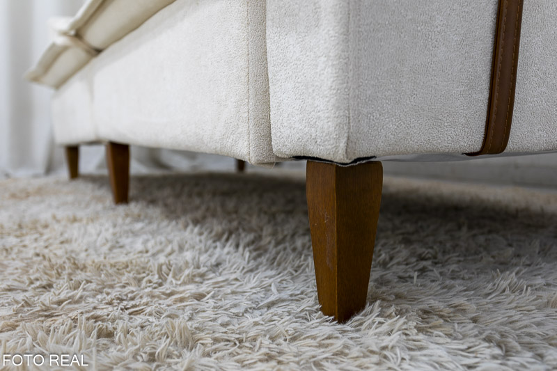 Sofá 3 lugares 2215 2.08m Boucle Bege 296 - Imagem 7