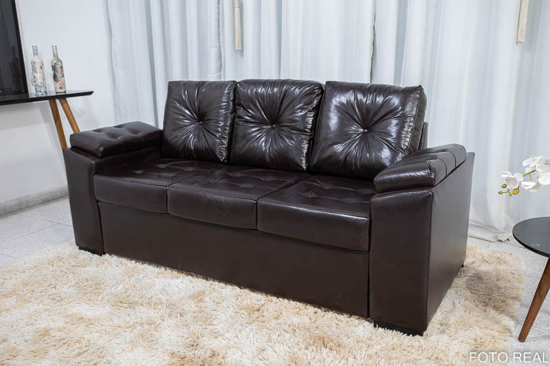 Sofá 3 lugares Buenos Aires Korino Café