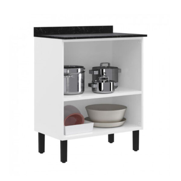 Alternative view of Balcão Florença 2 Portas Grafite Larg. 70cm (1829) Itatiaia