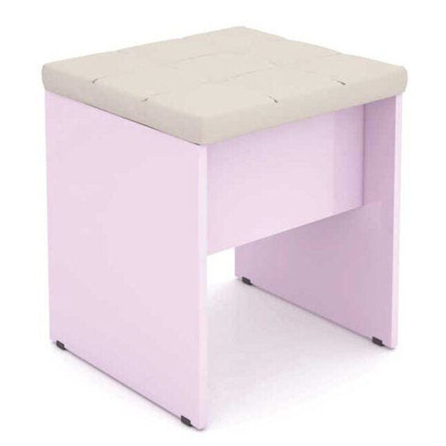 Banqueta Para Maquiagem Anita Rosa