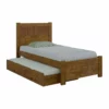 Cama Solteiro Primícia Ripado + Cama Auxiliar Solteiro 2 Gavetas Ype D Doro