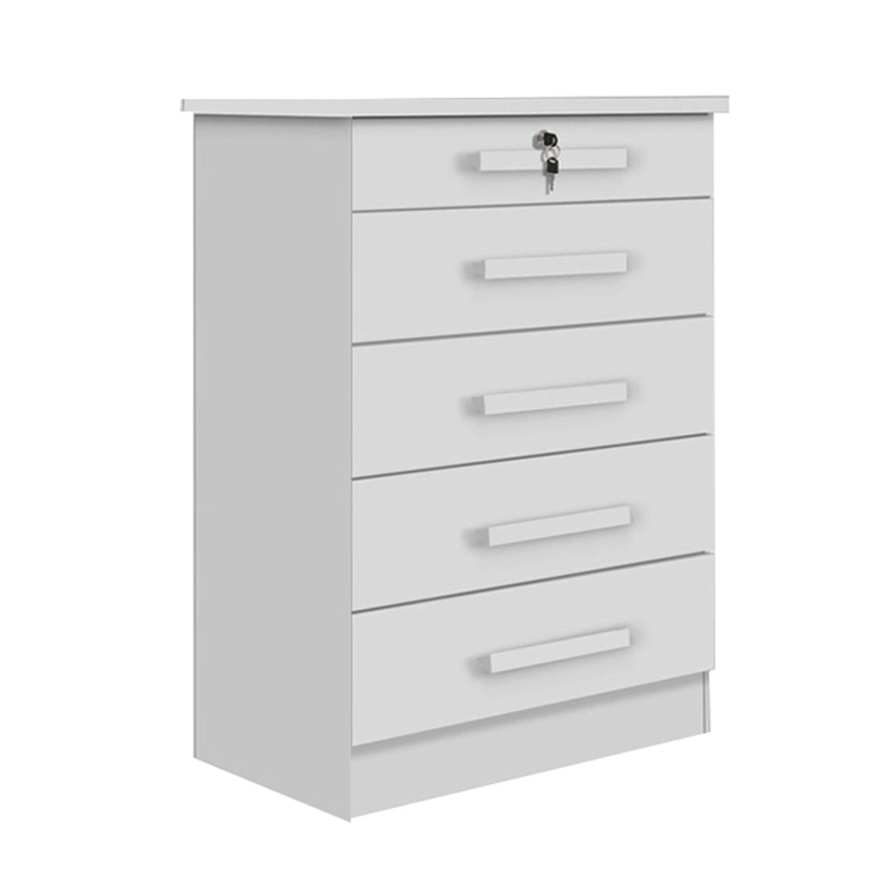 Cômoda com 5 Gavetas Ipanema Branco D Doro