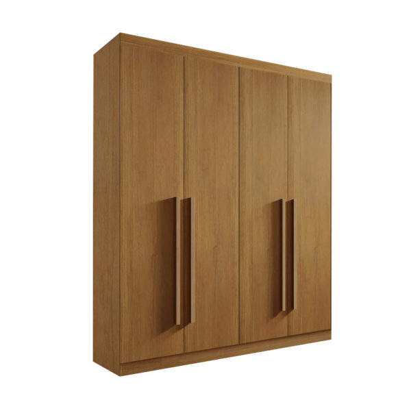 Alternative view of Roupeiro Da Vinci Plus 4 Portas 3 Gavetas Cinamomo 100% MDF Larg. 1.85m D Doro