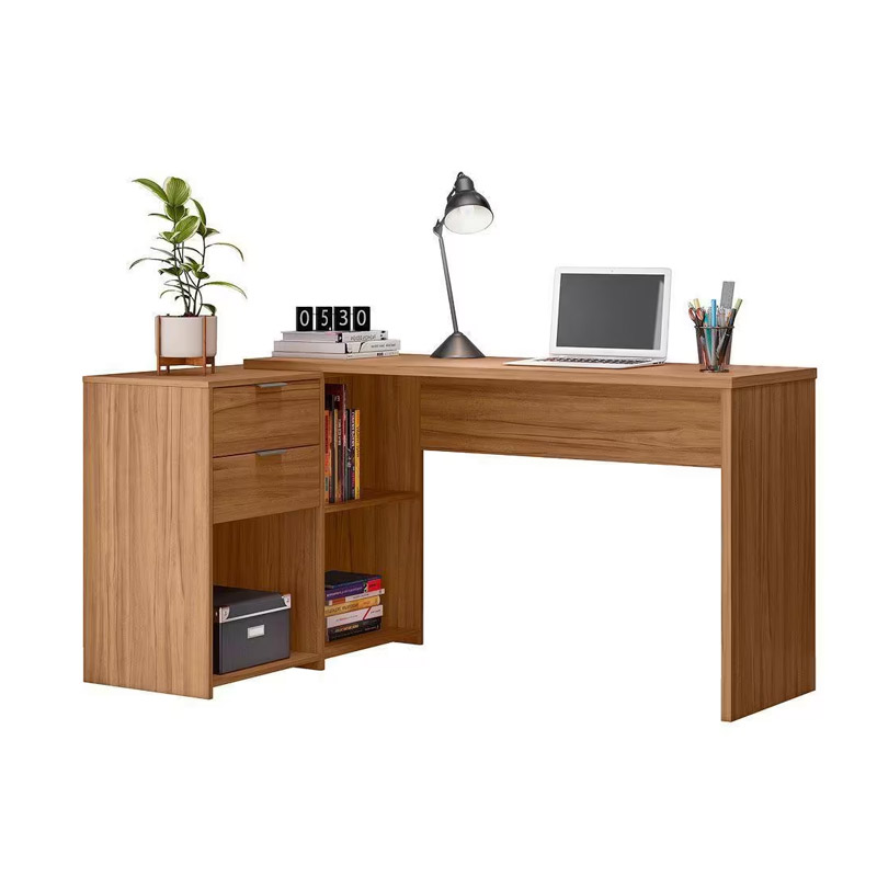 Mesa Office NT 2060 Com 2 Gavetas Freijó Notável - Imagem 5