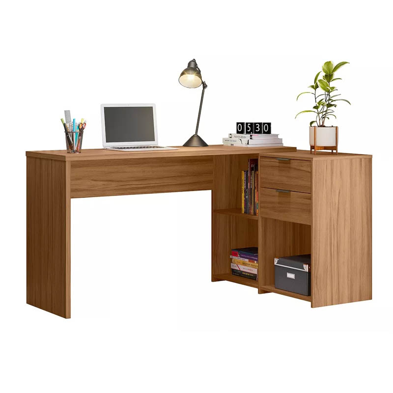 Mesa Office NT 2060 Com 2 Gavetas Freijó Notável - Imagem 6