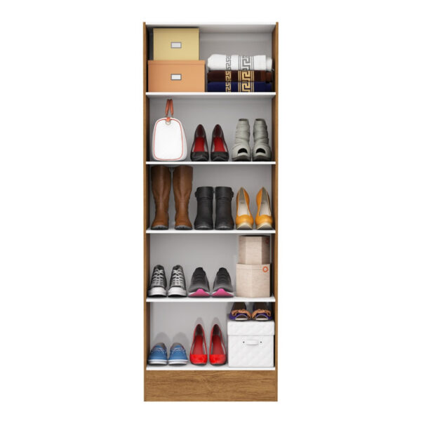 Alternative view of Multiuso Sapateira Maricá Premium 2 Portas C/Espelho Larg. 0.54m Freijó Carioca