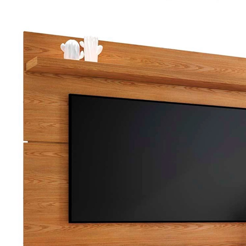 Painel Briz 1.80m para TV até 70 Polegadas Carvalho HB Móveis - Imagem 4