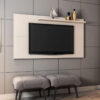 Painel Chanel para TV até 50 Polegadas Off-White Bechara