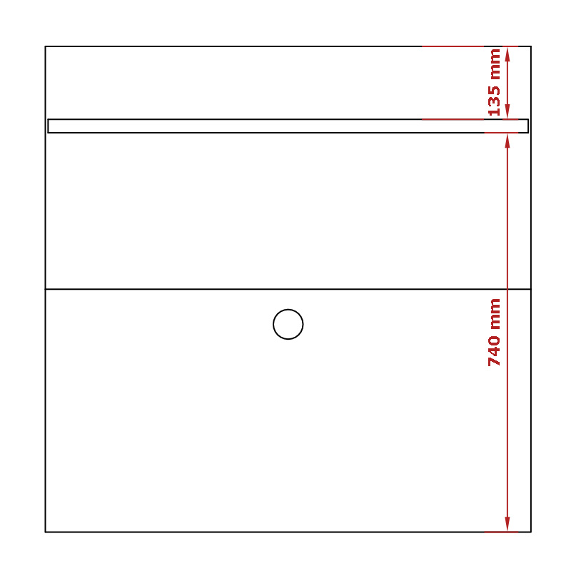 Rack +Painel Yan Larg. 0.90m Cinamomo/Off White Patrimar - Imagem 9