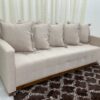 Sofá Cama Feeling 2.10m – Bege Linho