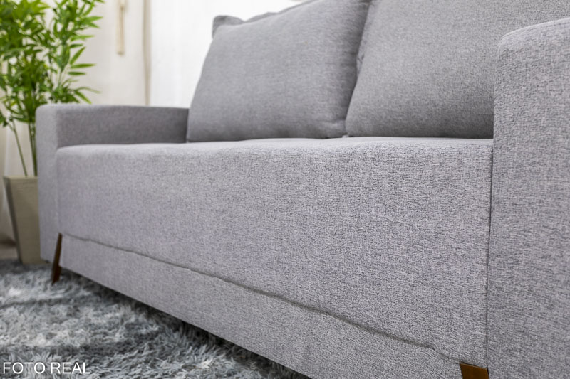 Sofá 3 e 2 lugares 8100 Linho Cinza 27 - Imagem 5