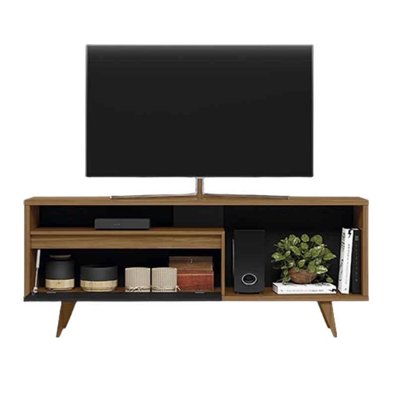 Rack Bancada NT 1315 Larg. 1.63m Freijó/Preto - Notável - Imagem 2