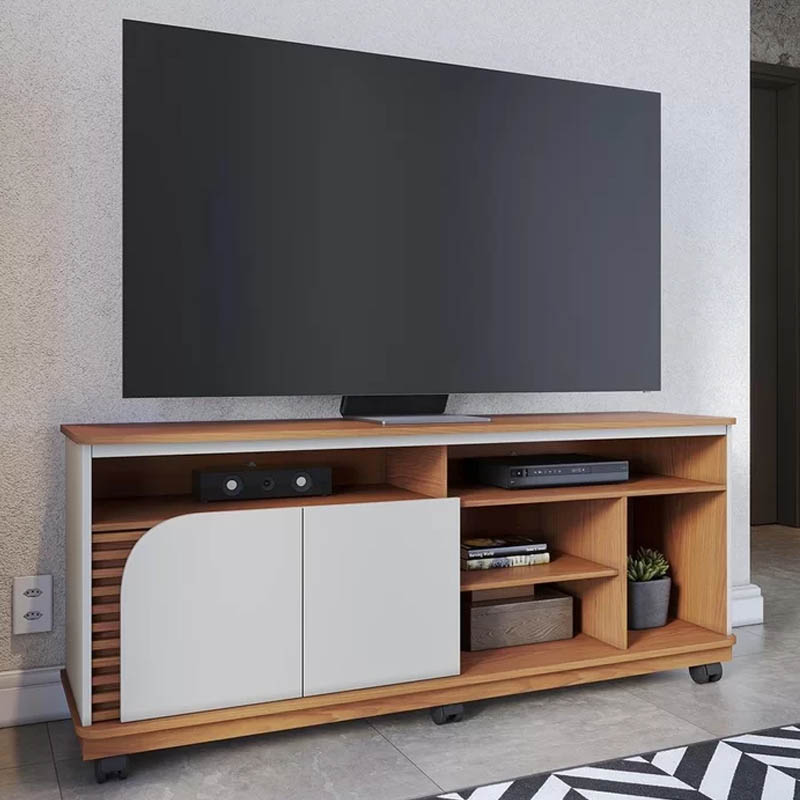 Rack Bancada Jurerê Larg. 1.50m Freijó/Off White Colibri