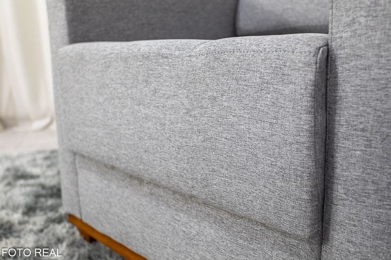 Poltrona Áustria Linho Cinza A59 - Imagem 4