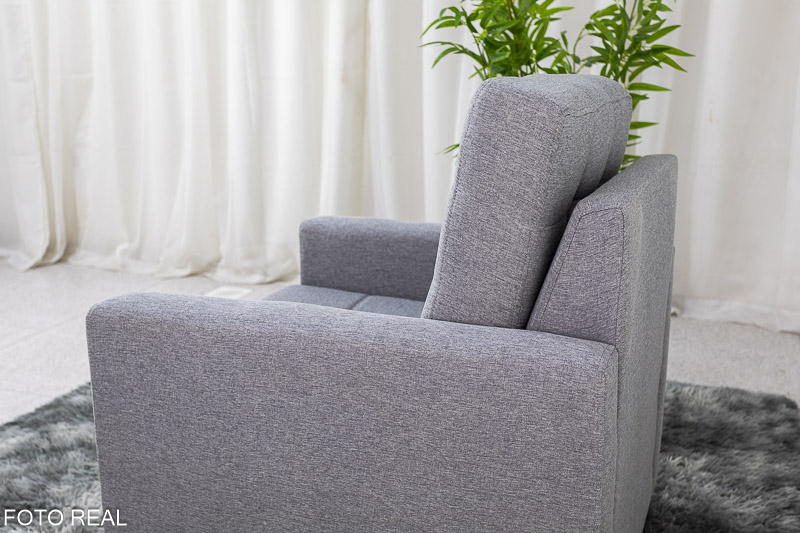Poltrona Áustria Linho Cinza A59 - Imagem 5