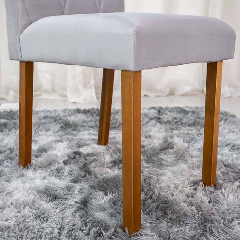 2 Cadeiras Lisboa Prata 514 Madeira Maciça Art Assento - Imagem 4