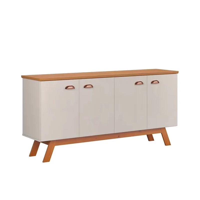 Buffet para Sala Atlanta III Larg. 1.64m Off White/Nature Tebarrot - Imagem 6