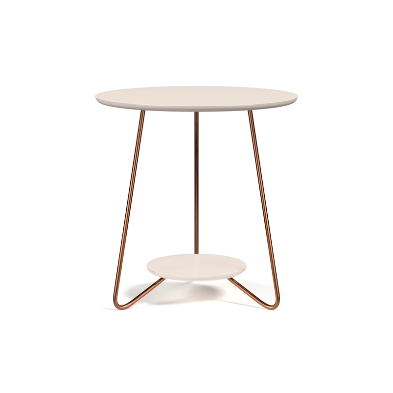 Jogo de Mesa Liz Off White EJ Moveis - Imagem 7