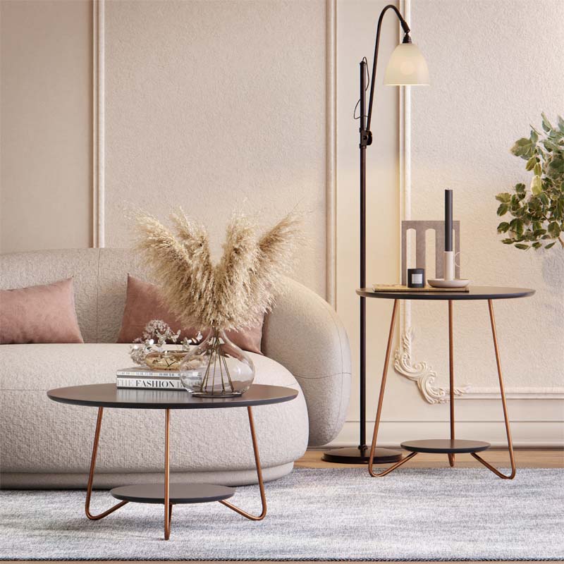 Jogo de Mesa Liz Preto EJ Moveis