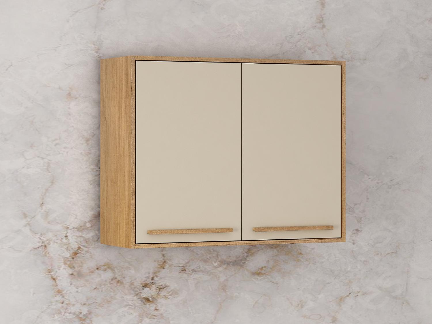 Cozinha Completa Salvador 5 peças Larg. 2.65m Cinamomo/Off White - Imagem 4